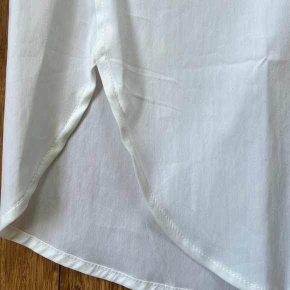 NWOT Perfect Ann Taylor Button Up Cotton Shirt Tunic - Picture 6 of 8